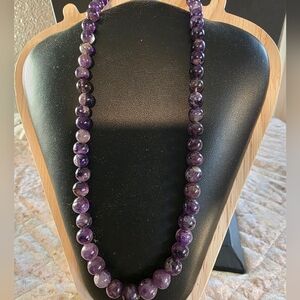 Amethyst Beaded Necklace